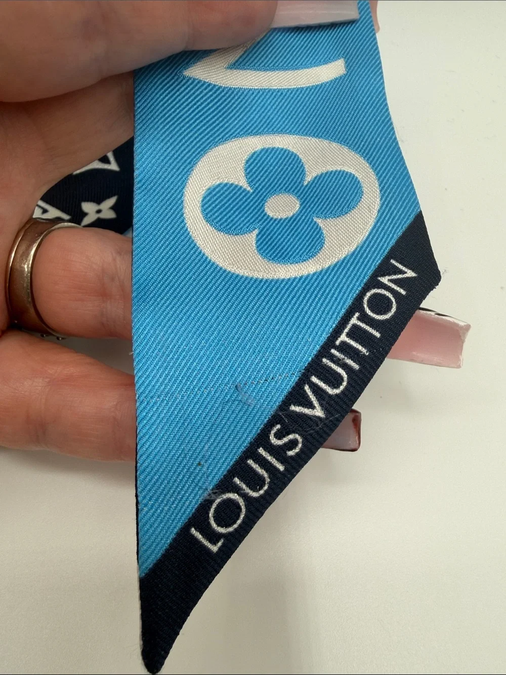 Louis Vuitton | Accessories | Louis Vuitton Monogram Bandeau Marine ...